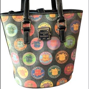 Dooney & Bourke Vintage Medallion Bucket Bag Purse - Rare!